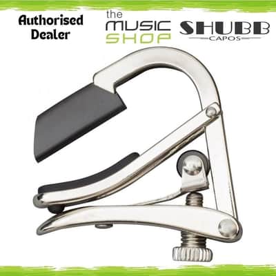 Shubb C7 Partial Capo, Holds 3 Middle Strings, DADGAD Tuning, Polished Nickel image 1