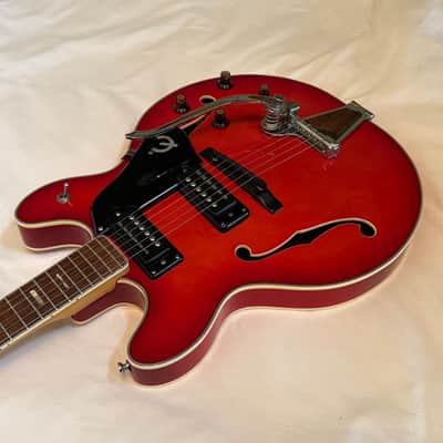 Vintage Epiphone EA-250 - Cherry - Made in Japan (MIJ) - Free Pro Setup image 6