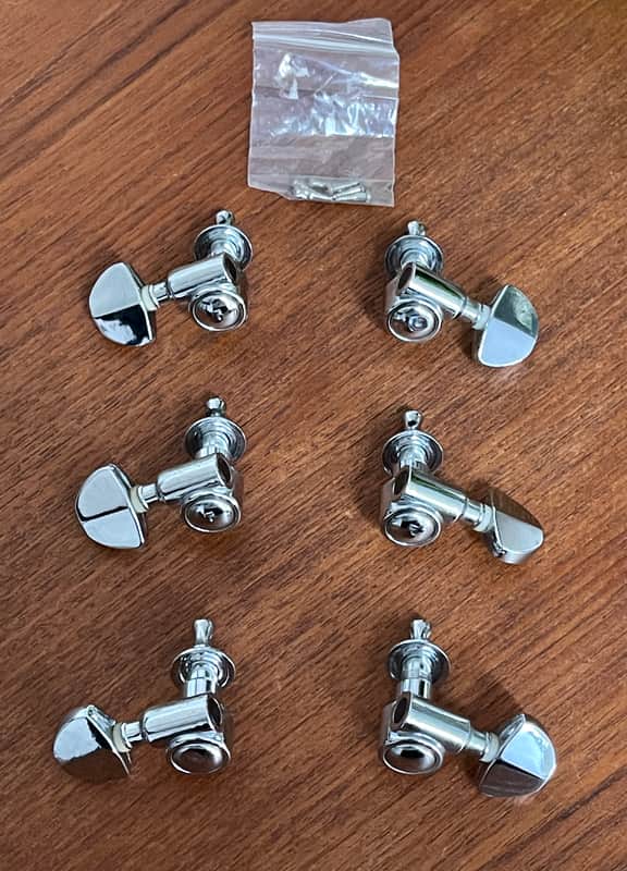 Vintage Gotoh Tuners, from Japan, 1970s Chrome image 1