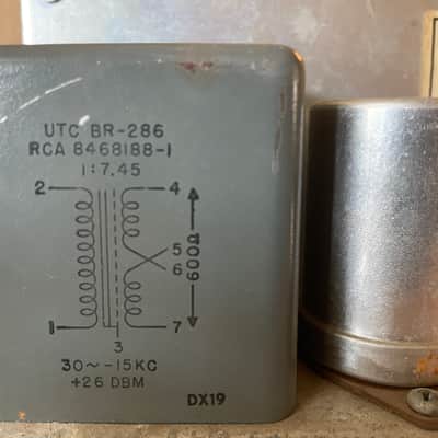 Pair of Vintage RCA BA-73A Preamps Line Amps with RCA UTC Transformers BA- 73A 1950s - Gray image 5