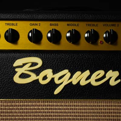 Bogner Shiva EL34 2-Channel 80-Watt 1x12" Guitar Combo with Reverb 2005 - Black with Green Back Panel image 7