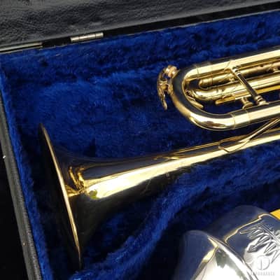 King Symphony DUAL BORE trumpet Sterling leadpipe GAMONBRASS case mouthpiece image 3