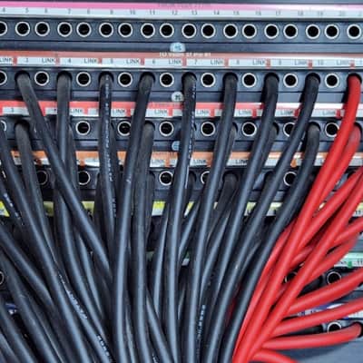 Solotech 24-Pair (Multicables) Audio Signal Distribution Panel-V72,Model LOCCUS0095  6 x Male V-37 , Bantam Patch/3U, VEAM connector and  Canare & Mogami  cables, very high quality component image 5