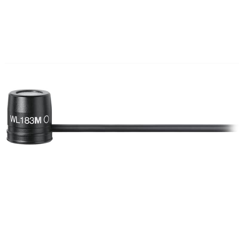 Shure WL183MB/O Omnidirectional Lavalier Microphone w/ TA4F Connector image 1