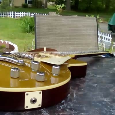Gorgeous Samick Artist Series LS650 Goldtop Les Paul, Set Neck, GFS Alnico V's w/ Coil Split, Case image 8