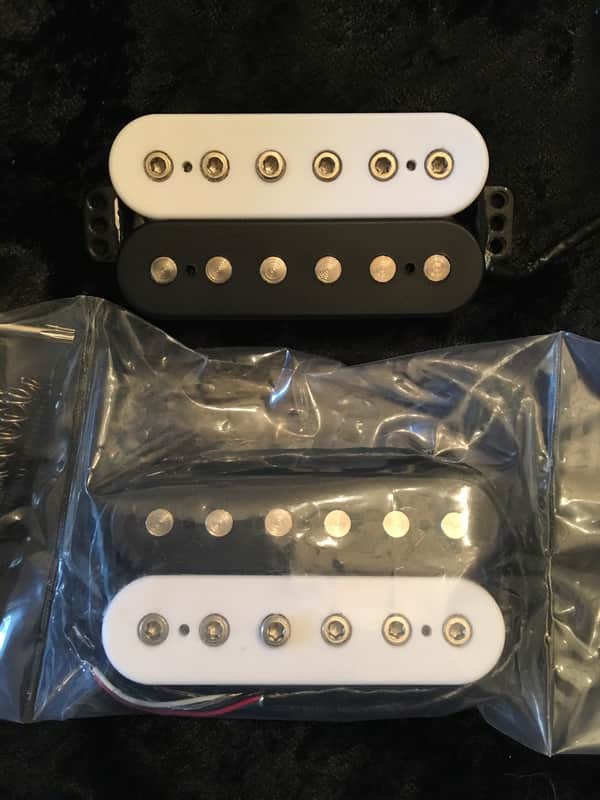 Kiesel Carvin Guitars Lithium Pickups KL12B KL12N 2016 Black And White Zebra image 1