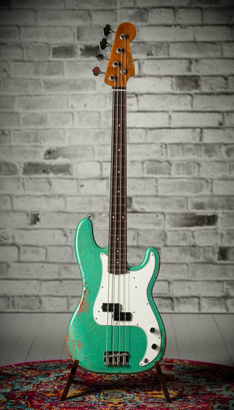 Fender Custom Shop ’59 P-Bass Heavy Relic - Aged Seafoam Green/Faded Tahitian Coral image 1