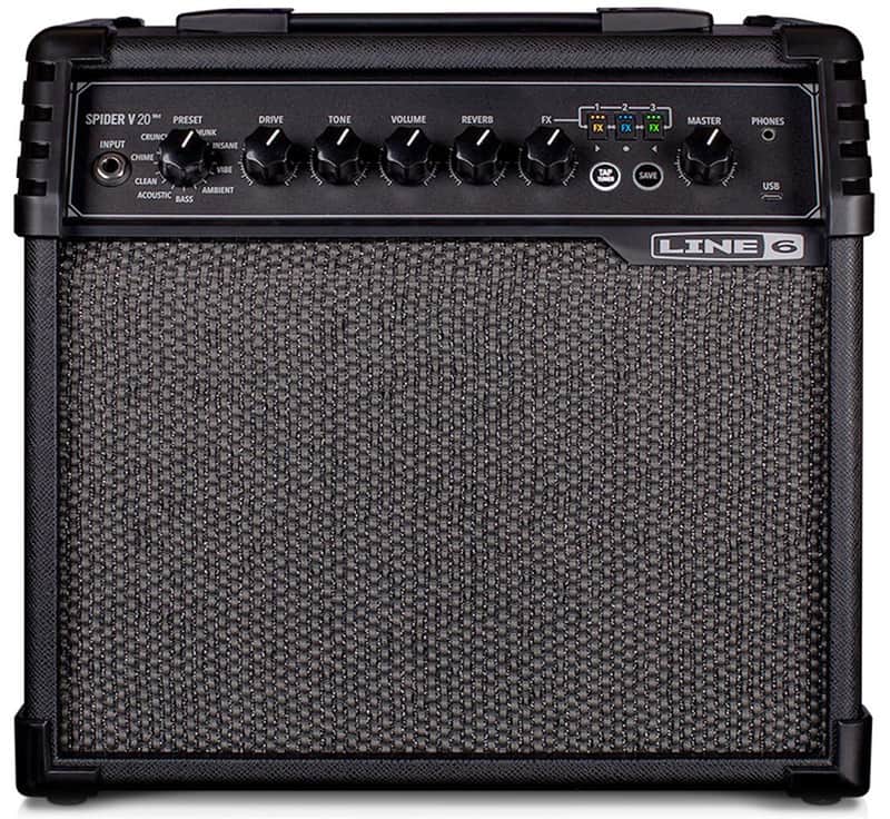 Line 6 Spider V 20 MkII 1 x 8-inch 20-Watt Modeling Combo Amp image 1