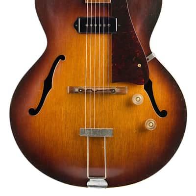 1946 Gibson ES-125 All Mahogany Sunburst w/Brazilian Rosewood Fingerboard #NSN image 3