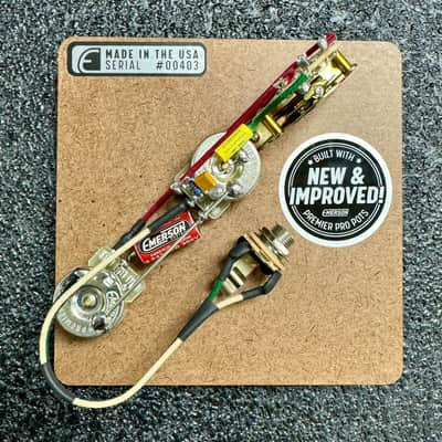 Emerson Custom Esquire 3-Way Prewired Kit  - Premier Pro 250k pots image 2