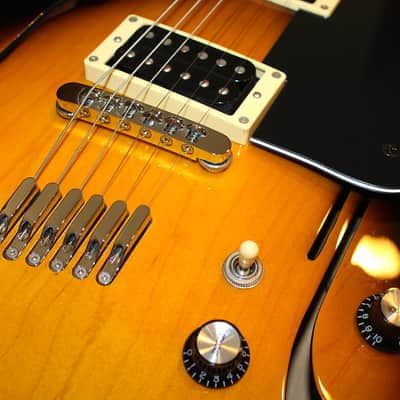 Yamaha sa500 Hollowbody electric guitar w/ black case Bild 5