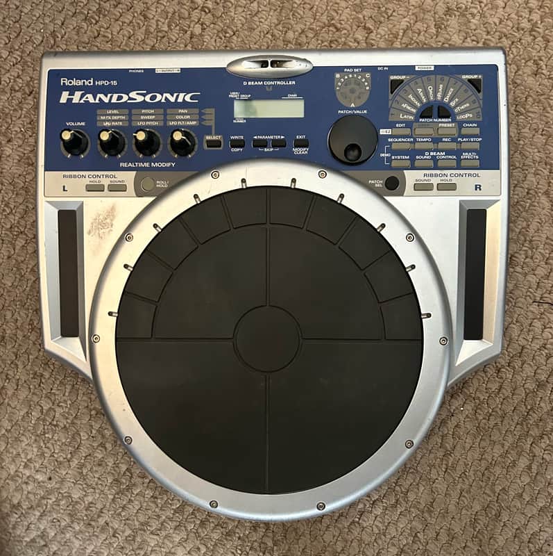 Roland HANDSONIC HPD-15 2000's - MOULDED PLASTIC FRAME with RUBBER PAD HEAD image 1