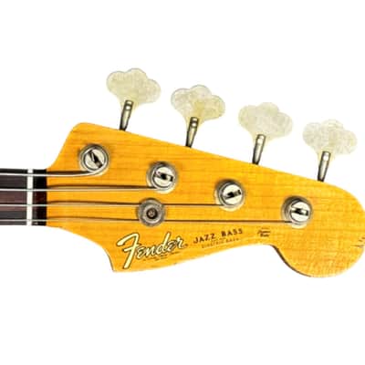 Fender Custom Shop Time Machine Heavy Relic 1961 Jazz Bass, Faded Bleached 3 Tone Sunburst /Rosewood SIMILAR ON ORDER ETA Dec. 2026 image 16