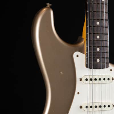Fender Custom Shop Limited 1959 Stratocaster Relic - Shoreline Gold image 3