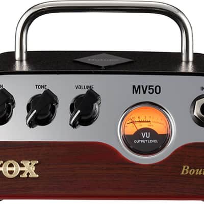 Vox MV50 Boutique Electric Guitar Head, 50W, Black image 1