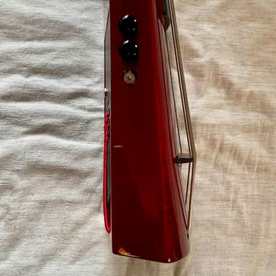NS Design WAVc 5 String Full Size Electric Upright Bass 2025 - Transparent Red image 5