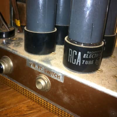 1953 Danelectro Commando 8x8 Little Walter Harmonica Amp, Tweed image 9