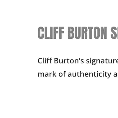 Aria PRO II - Cliff Burton - SB-CLB Signature Bass guitar (SPECIAL ORDER) image 5