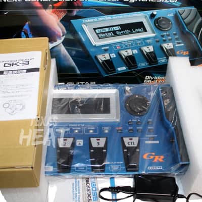 New Open Box Roland GR-55 Guitar Synthesizer Blue complete with GK-3 pickup image 2