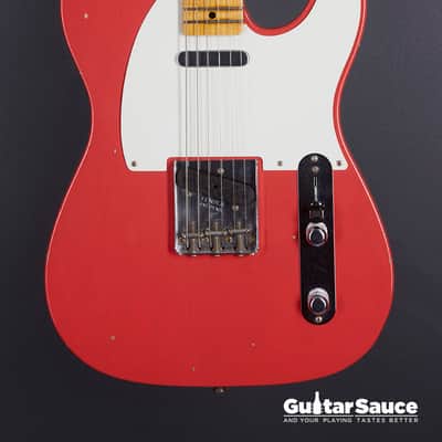 Fender Custom Shop 56 Telecaster Journeyman Aged Fiesta Red 2019 Used (Cod. 1451UG) image 2
