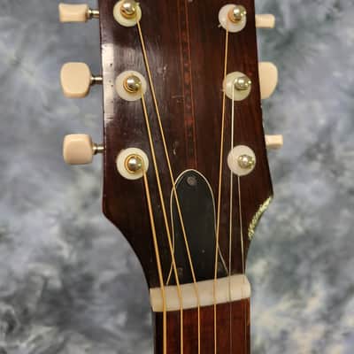 Global Vintage 1970's Global Hummingbird Jumbo Acoustic Redburst Pro Setup Original Case image 7