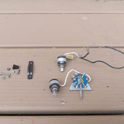 Vintage 1970's Hayman Guitar Wiring Harness! Switch, Plastic, Pots! image 1