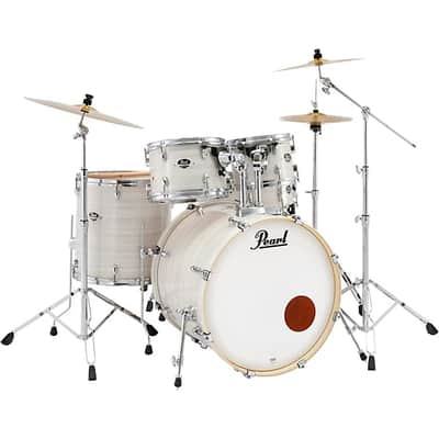 Pearl Export New Fusion 5-Piece Drum Set With Hardware 2024 - Slipstream white image 1