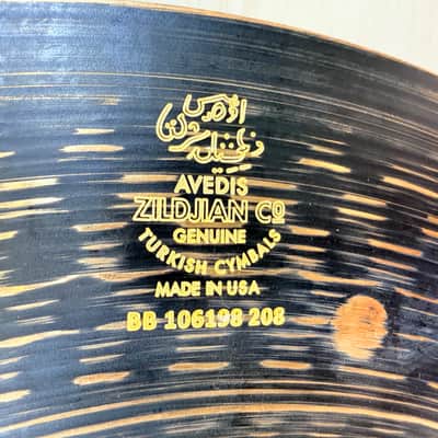 Zildjian S Dark Crash 16" Cymbal Black Finish B12 Bronze Fast Dark Effects Crash Cymbal image 4