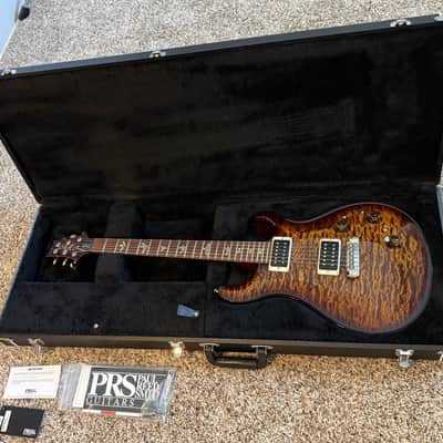 PRS P22 / Custom 22 Piezo Stoptail 10-Top 2012 - 2016 - Black Gold Burst image 10