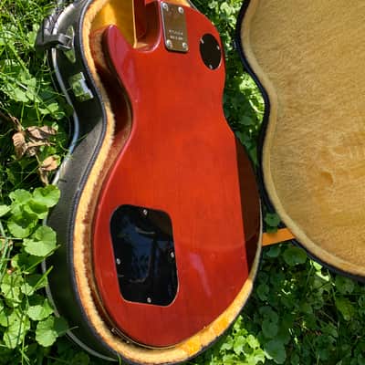 Rare vintage Ibanez 2350 CH Custom Les Paul 1975 Lawsuit- John 5 Motley Crue autographed Natural wood brown top maxon 70 pickups image 5