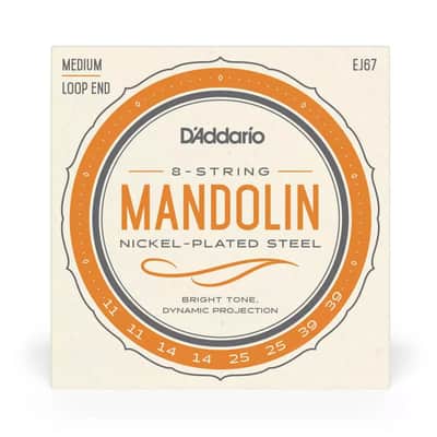 D'Addario #EJ67 - 8-String Mandolin Nickel-Plated Steel Strings, 11-39 image 2