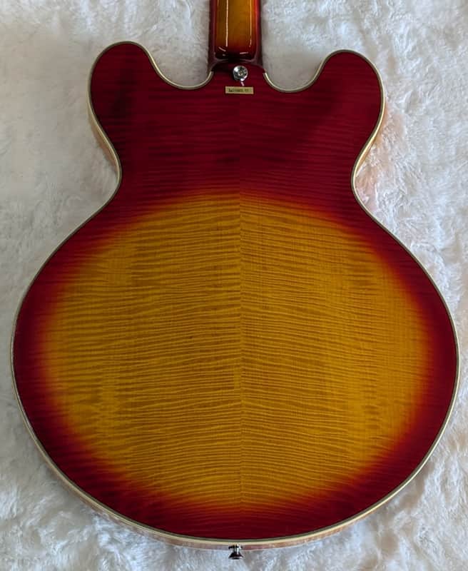 Samick SAT-450CS/TT 335 style electric guitar in Cherry | Reverb