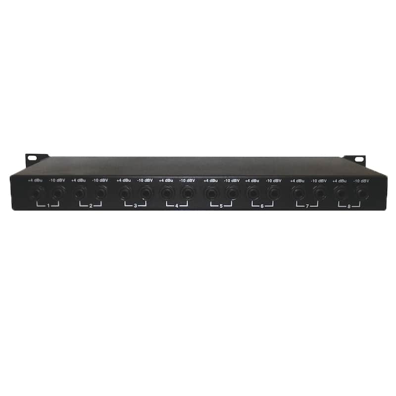 Ebtech LLS-8 TRS 8-Channel Rackmount Line Level Shifter/Hum Eliminator image 2