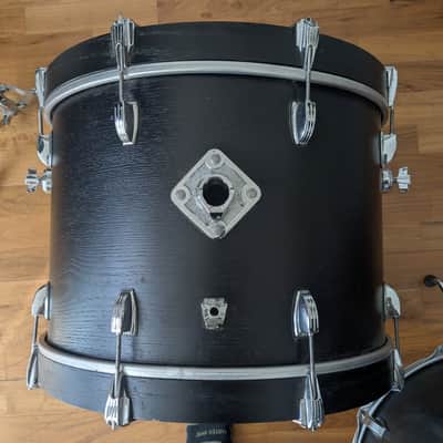 Ludwig Keystone Drum Kit 2017 in Black 20/16/13 "Super Beat" + Atlas Cases image 3