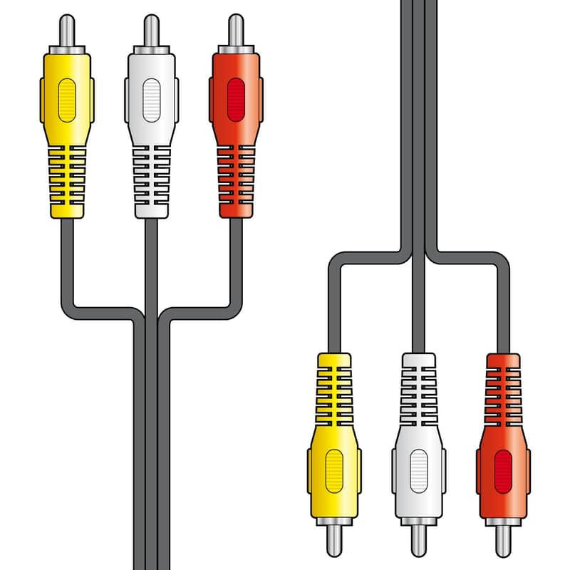 Avlink 3 x RCA plugs to 3 x RCA plugs lead 3.0m image 1