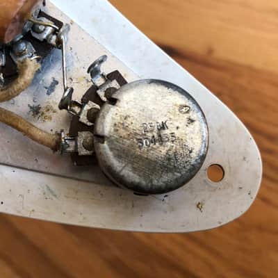 1954 Fender Stratocaster Full Vintage pre-cbs Harness, OMG! Pickups, Pots, 3-way switch, Pickguard image 17