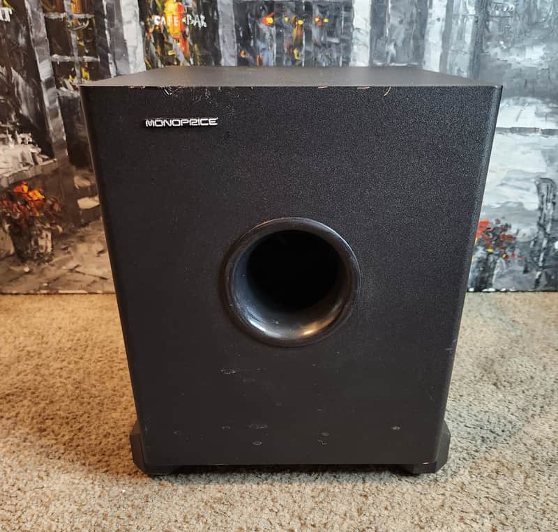 Monoprice Monoprice 8-Inch 60-Watt Powered Subwoofer 2010 - Black image 1