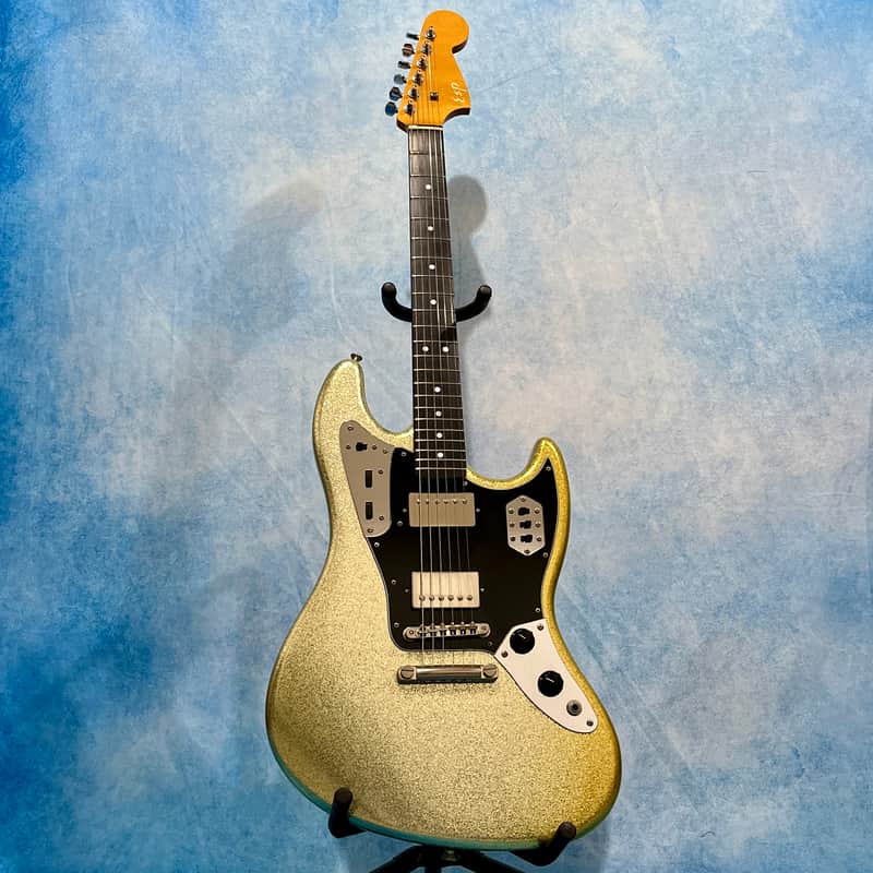 ESP JG-CTM Jaguar Custom Gold Silver Glitter W/OHSC | Reverb