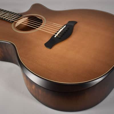 2022 Taylor Builder's Edition 614ce Grand Auditorium Acoustic-Electric Guitar | Wild Honey Burst Finish W/OHSC image 11
