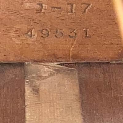 1931 Martin 1-17 Parlor Guitar Natural Mahogany, Excellent Example of a Super Pre War Martin ! image 9