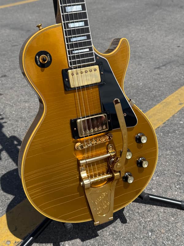 Gibson Custom Shop 1968 Les Paul Custom Double Gold Bigsby Murphy Ultra Light Aged New Unplayed Auth Dlr 10lb 8oz #968 image 1