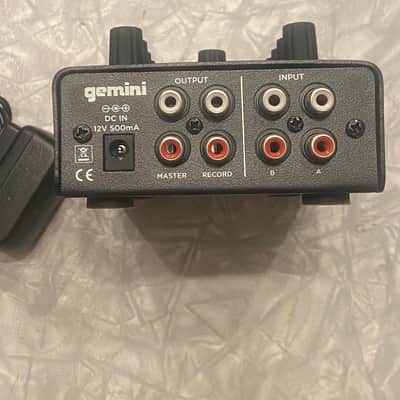 Gemini MM1BT Analog DJ Mixer with Bluetooth 2022 - Present - Black image 2