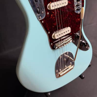 Squier FSR Classic Vibe 70's Jaguar Electric Guitar Daphne Blue Finish (703) image 5