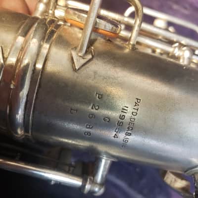 Wurlitzer C Melody Saxophone (Conn Stencil) silver image 8