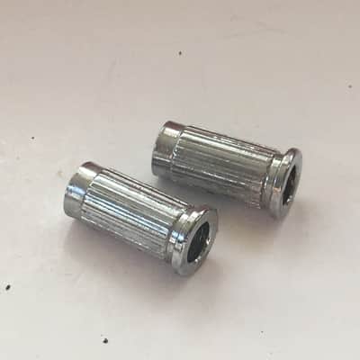 Two Rocker Mounts for Fender Jaguar Jazzmaster “NOS Relic” Guitar Bridge Posts Mustang Cups Thimbles image 1
