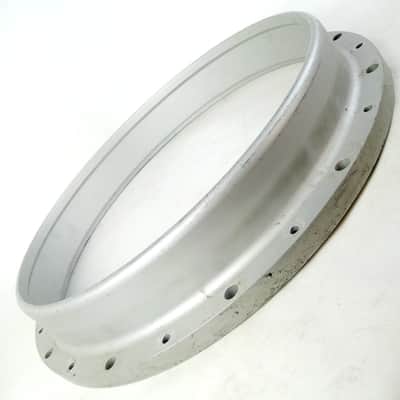 Yamaha 14" SFZ Suspension Ring Snare Drum Marching Silver Powdercoat Japan 12Lug image 4