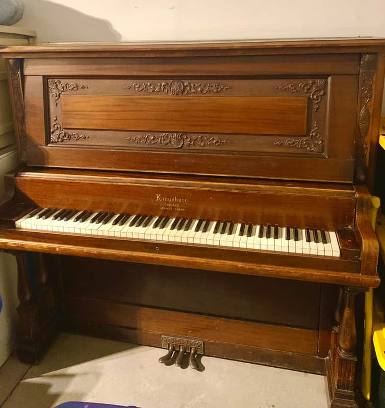 Kingsbury Chicago Cabinet Grand Piano image 1
