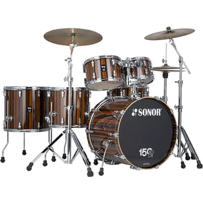 Immagine SONOR AQ2 150th Anniversary Limited Edition 6-Piece Shell Set – Ebony High Gloss – Brand New - 3