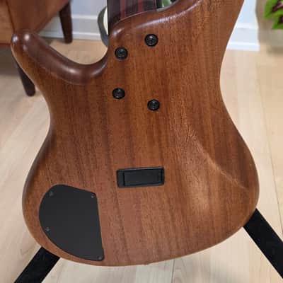 1995 Ibanez SR1000 Custom PJ Precision Jazz Bass Häussel and Lollar Custom Pickups MIJ FujiGen Wenge Bubinga Neck Stained Oil Natural Mahogany Japanese Japan Prestige SDGR Soundgear SR 1000 Bass Guitar image 14