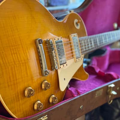 Gibson Custom Shop Historic VOS 1958 Les Paul Standard Reissue Lemon Burst R8 image 4